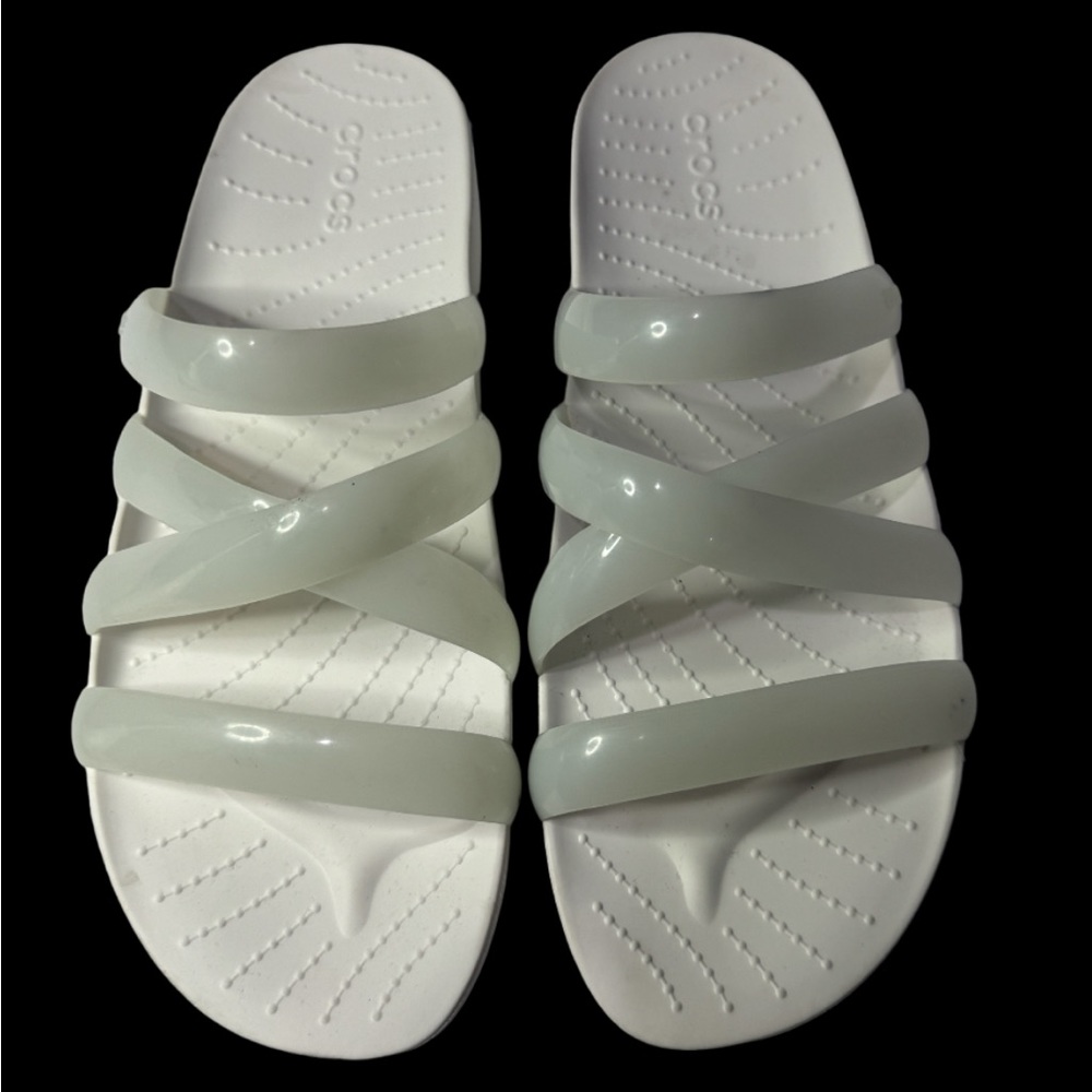 Crocs Women's Splash Strappy Sandals (Women) Sz 10 - Picture 5 of 12